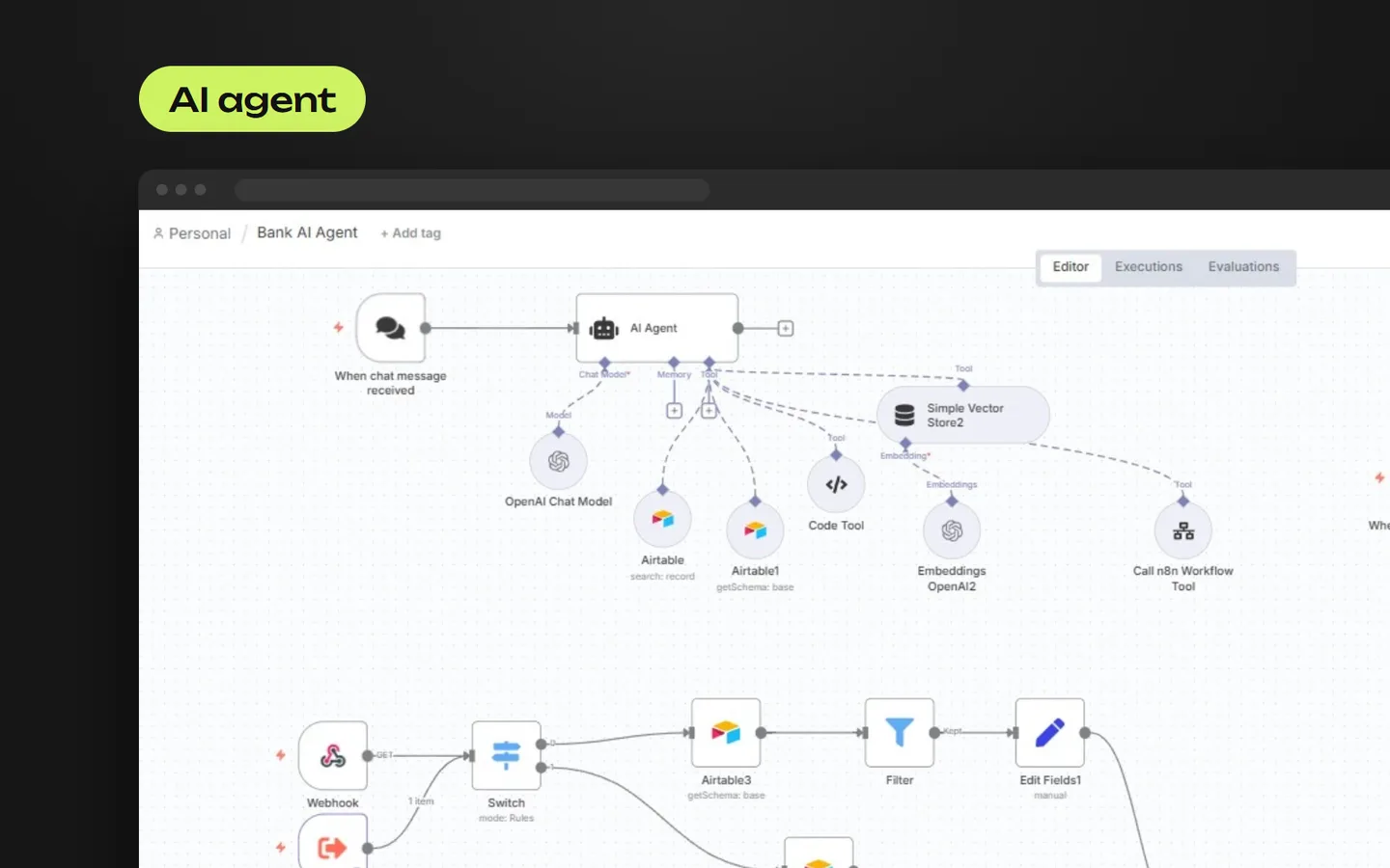 Bank AI Agent for Banking Process Automation and Support