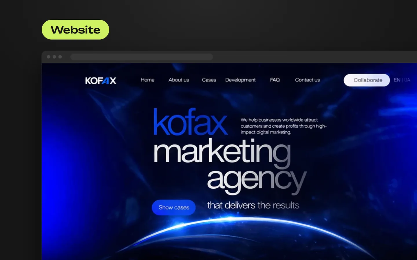 Website Development for a Digital Agency